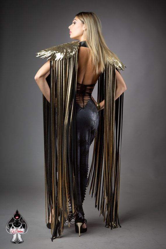 SHOULDER PIECES with Fringed and angel wings - Image 9