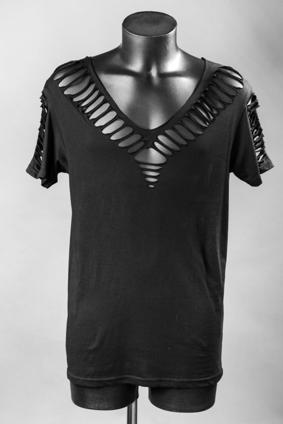 T-shirt for men black sand cut out, festival, Burning man - Image 7