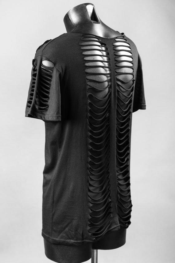 T-shirt for men black sand cut out, festival, Burning man - Image 12