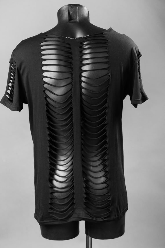 T-shirt for men black sand cut out, festival, Burning man - Image 6