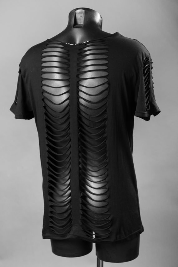 T-shirt for men black sand cut out, festival, Burning man - Image 8